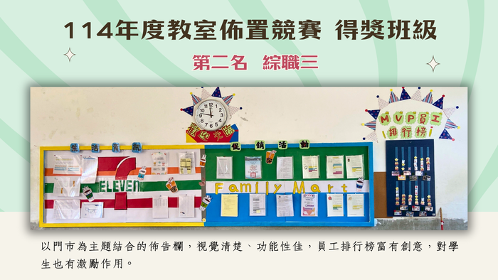 第三名：綜職三圖片